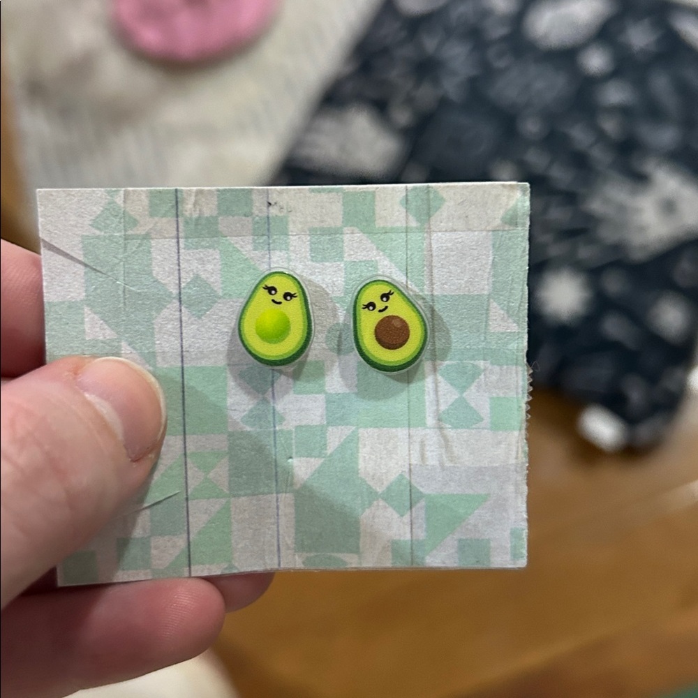 Cute Avocado Earrings